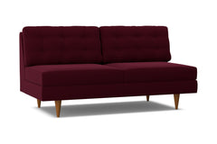 Logan Armless Sofa :: Leg Finish: Pecan