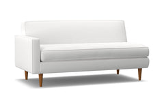 Monroe Left Arm Apartment Size Sofa :: Leg Finish: Pecan / Configuration: LAF - Chaise on the Left