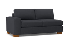 Melrose Left Arm Apartment Size Sofa :: Leg Finish: Pecan / Configuration: LAF - Chaise on the Left