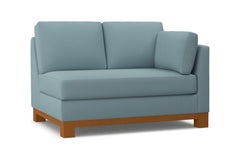 Avalon Right Arm Loveseat :: Leg Finish: Pecan / Configuration: RAF - Chaise on the Right