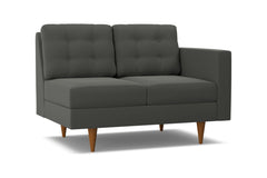 Logan Right Arm Loveseat :: Leg Finish: Pecan / Configuration: RAF - Chaise on the Right