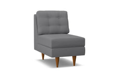 Logan Armless Chair :: Leg Finish: Pecan