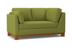 Avalon Left Arm Corner Loveseat :: Leg Finish: Pecan / Configuration: LAF - Chaise on the Left