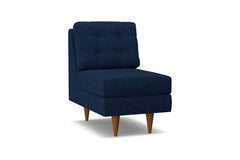 Logan Armless Chair :: Leg Finish: Pecan