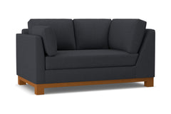 Avalon Left Arm Corner Loveseat :: Leg Finish: Pecan / Configuration: LAF - Chaise on the Left