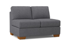 Melrose Armless Loveseat :: Leg Finish: Pecan