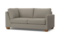 Tuxedo Right Arm Corner Apt Size Sofa :: Leg Finish: Pecan / Configuration: RAF - Chaise on the Right