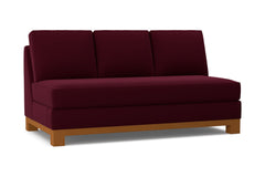 Avalon Armless Sofa :: Leg Finish: Pecan