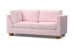 Catalina Right Arm Corner Apt Size Sofa :: Leg Finish: Pecan / Configuration: RAF - Chaise on the Right