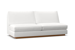 Harper Armless Sofa :: Leg Finish: Pecan