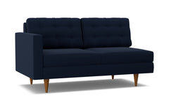 Logan Left Arm Apartment Size Sofa :: Leg Finish: Pecan / Configuration: LAF - Chaise on the Left