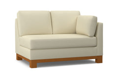 Avalon Right Arm Loveseat :: Leg Finish: Pecan / Configuration: RAF - Chaise on the Right