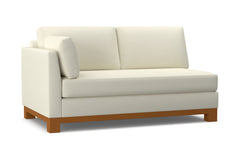 Avalon Left Arm Apartment Size Sofa :: Leg Finish: Pecan / Configuration: LAF - Chaise on the Left