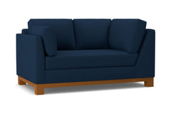 Avalon Left Arm Corner Loveseat :: Leg Finish: Pecan / Configuration: LAF - Chaise on the Left