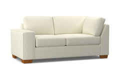 Melrose Left Arm Corner Loveseat :: Leg Finish: Pecan / Configuration: LAF - Chaise on the Left