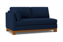 Avalon Left Arm Apartment Size Sofa :: Leg Finish: Pecan / Configuration: LAF - Chaise on the Left