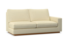 Harper Right Arm Apartment Size Sofa :: Leg Finish: Pecan / Configuration: RAF - Chaise on the Right