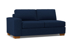 Melrose Left Arm Apartment Size Sofa :: Leg Finish: Pecan / Configuration: LAF - Chaise on the Left