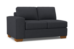 Melrose Left Arm Loveseat :: Leg Finish: Pecan / Configuration: LAF - Chaise on the Left