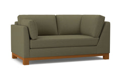 Avalon Left Arm Corner Apt Size Sofa :: Leg Finish: Pecan / Configuration: LAF - Chaise on the Left