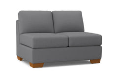 Melrose Armless Loveseat :: Leg Finish: Pecan