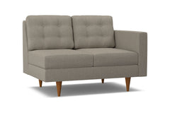 Logan Right Arm Loveseat :: Leg Finish: Pecan / Configuration: RAF - Chaise on the Right