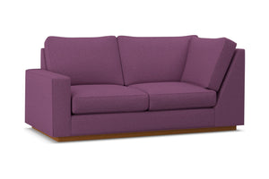 Harper Left Arm Corner Loveseat :: Leg Finish: Pecan / Configuration: LAF - Chaise on the Left