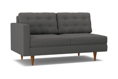 Logan Left Arm Apartment Size Sofa :: Leg Finish: Pecan / Configuration: LAF - Chaise on the Left