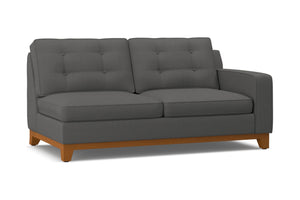 Brentwood Right Arm Apartment Size Sofa :: Leg Finish: Pecan / Configuration: RAF - Chaise on the Right