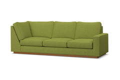 Harper Right Arm Corner Sofa :: Leg Finish: Pecan / Configuration: RAF - Chaise on the Right