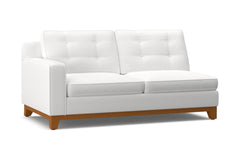Brentwood Left Arm Apartment Size Sofa :: Leg Finish: Pecan / Configuration: LAF - Chaise on the Left