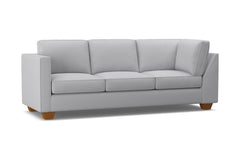 Catalina Left Arm Corner Sofa :: Leg Finish: Pecan / Configuration: LAF - Chaise on the Left