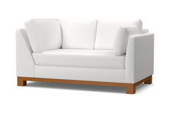 Avalon Right Arm Corner Loveseat :: Leg Finish: Pecan / Configuration: RAF - Chaise on the Right