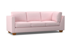 Catalina Left Arm Corner Sofa :: Leg Finish: Pecan / Configuration: LAF - Chaise on the Left