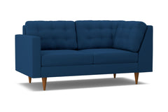 Logan Left Arm Corner Apt Size Sofa :: Leg Finish: Pecan / Configuration: LAF - Chaise on the Left