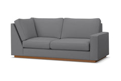 Harper Right Arm Corner Apt Size Sofa :: Leg Finish: Pecan / Configuration: RAF - Chaise on the Right