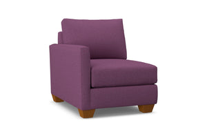 Tuxedo Left Arm Chair :: Leg Finish: Pecan / Configuration: LAF - Chaise on the Left