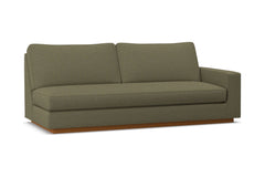 Harper Right Arm Sofa w/ Benchseat :: Leg Finish: Pecan / Configuration: RAF - Chaise on the Right