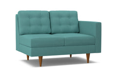 Logan Right Arm Loveseat :: Leg Finish: Pecan / Configuration: RAF - Chaise on the Right