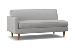 Monroe Left Arm Apartment Size Sofa :: Leg Finish: Pecan / Configuration: LAF - Chaise on the Left