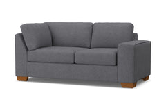 Melrose Right Arm Corner Loveseat :: Leg Finish: Pecan / Configuration: RAF - Chaise on the Right