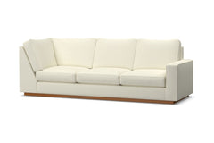 Harper Right Arm Corner Sofa :: Leg Finish: Pecan / Configuration: RAF - Chaise on the Right