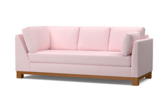 Avalon Right Arm Corner Sofa :: Leg Finish: Pecan / Configuration: RAF - Chaise on the Right