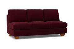 Catalina Armless Sofa :: Leg Finish: Pecan