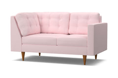 Logan Right Arm Corner Loveseat :: Leg Finish: Pecan / Configuration: RAF - Chaise on the Right