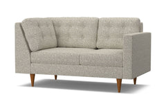 Logan Right Arm Corner Loveseat :: Leg Finish: Pecan / Configuration: RAF - Chaise on the Right