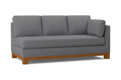 Avalon Right Arm Sofa :: Leg Finish: Pecan / Configuration: RAF - Chaise on the Right