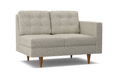 Logan Right Arm Loveseat :: Leg Finish: Pecan / Configuration: RAF - Chaise on the Right