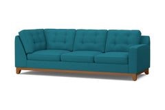 Brentwood Right Arm Corner Sofa :: Leg Finish: Pecan / Configuration: RAF - Chaise on the Right