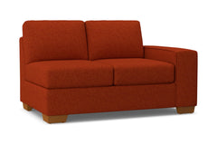 Melrose Right Arm Loveseat :: Leg Finish: Pecan / Configuration: RAF - Chaise on the Right